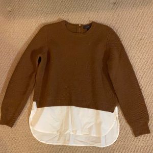 Brown J.Crew Wool Sweater